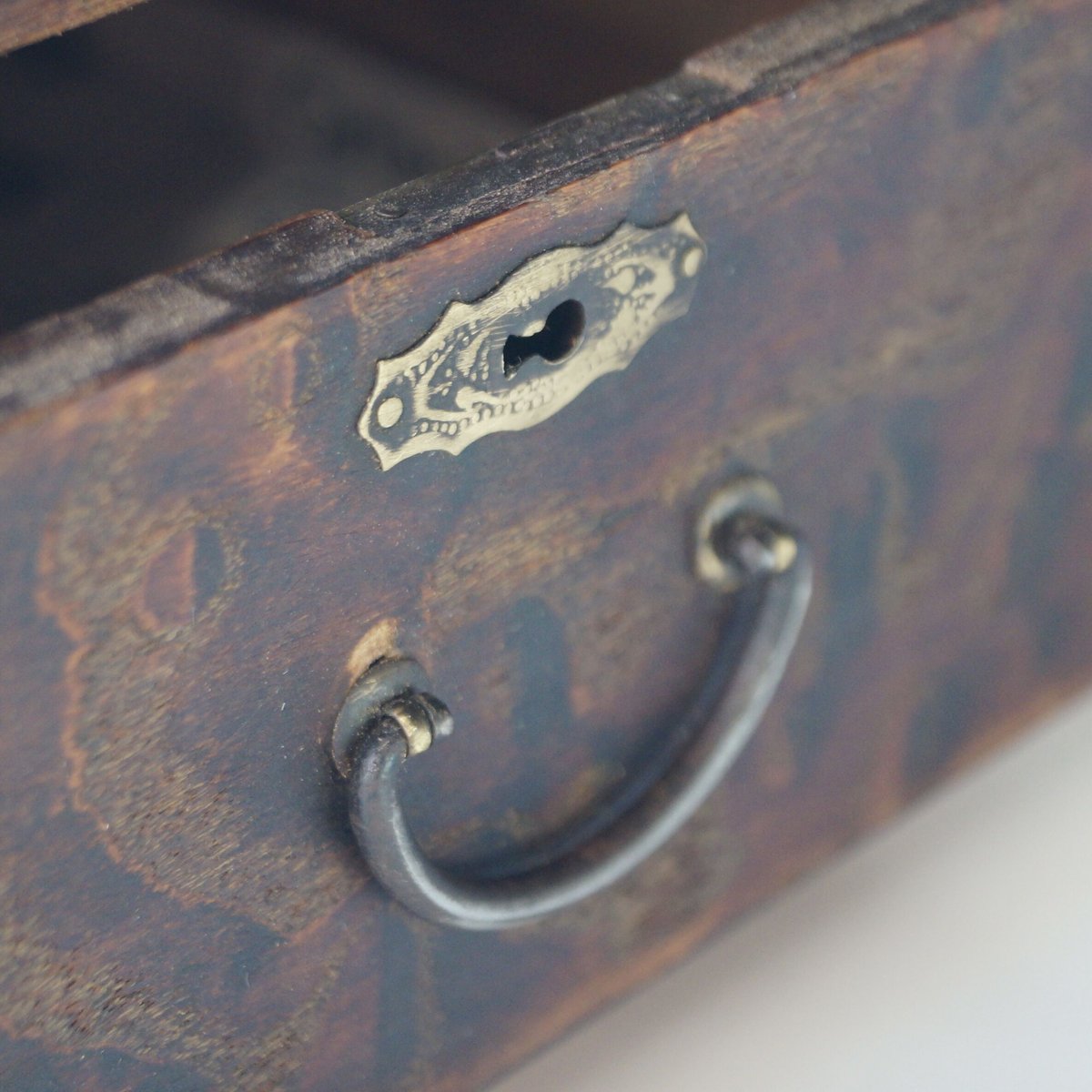 昭和初期 木製3段小引き出し | 安濃古道具店