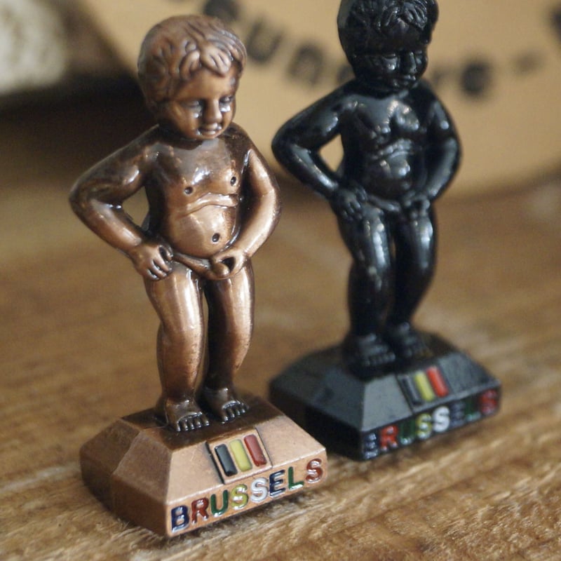 真鍮製 小便小僧フィギュア（黒のみ） | 安濃古道具店