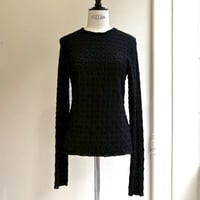 【予約商品】起毛レースロンT