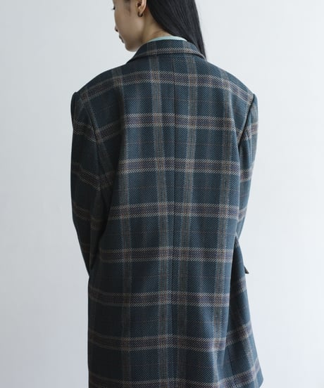 【ya-22101-1】check double jacket