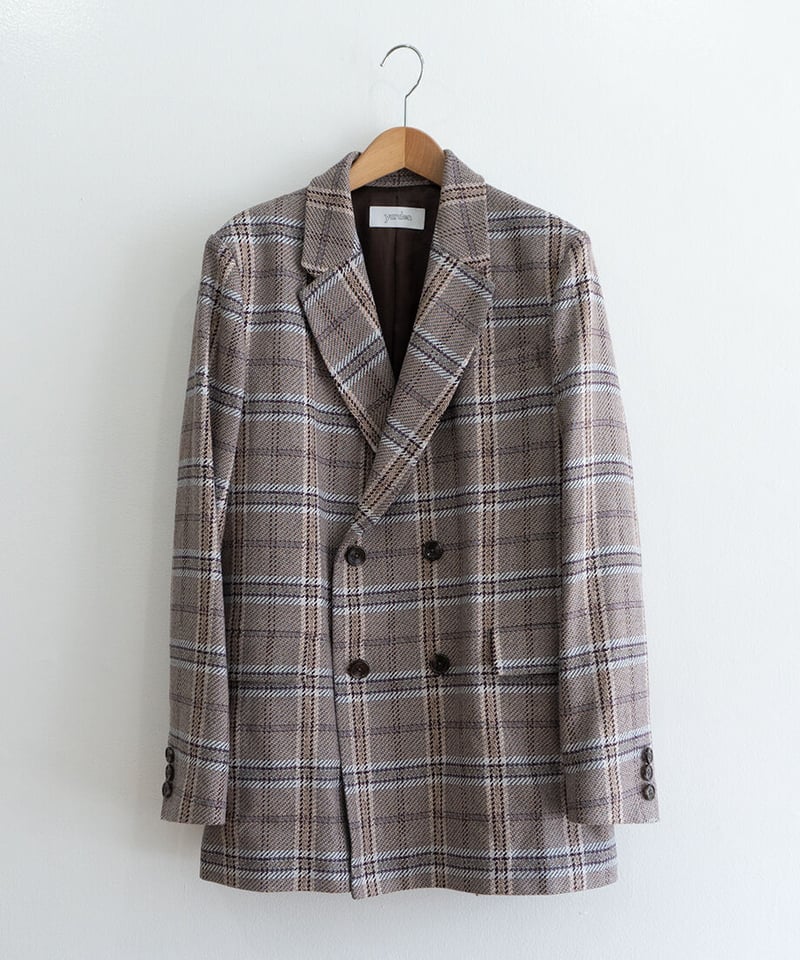 ya-22101-1】check double jacket | yarden online