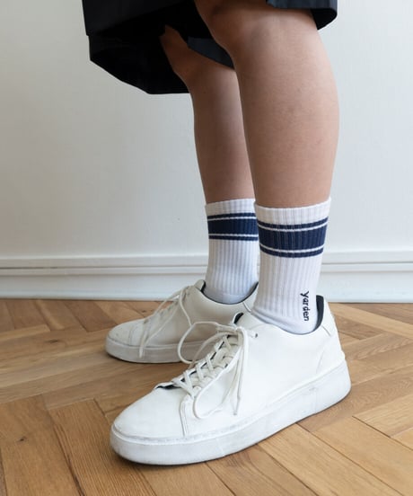 【ya-22117】line logo socks (mens)