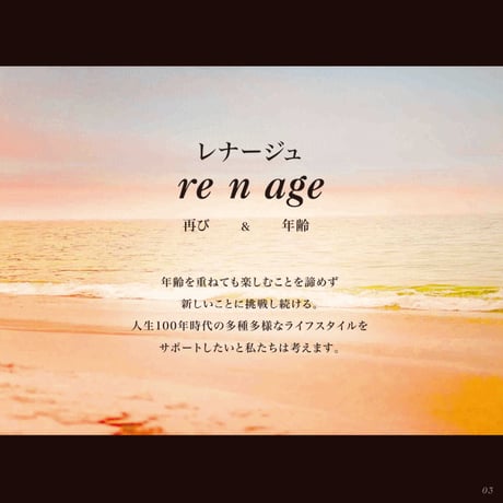 NMN renage GOLD 冊子
