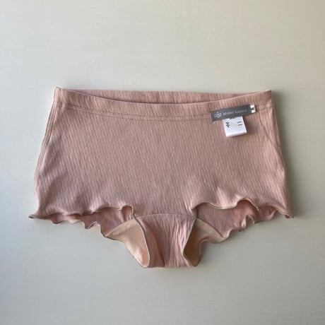 受注生産＊ましゅまろパンツ(アーモンドピンク)＊シルク茜染め