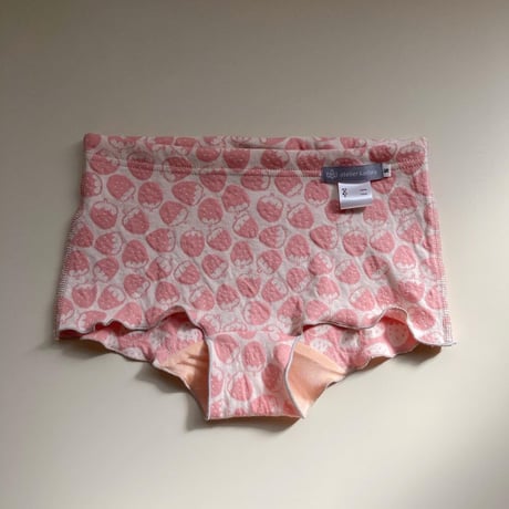 受注生産＊ましゅまろパンツ(苺)＊シルク茜染め