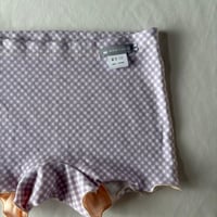 ＊受注生産＊ましゅまろパンツ（ボクサータイプ）、ラベンダーチェック
