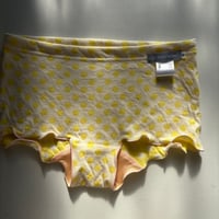 ＊受注生産＊ましゅまろパンツ(ドットレモン)＊シルク茜染め