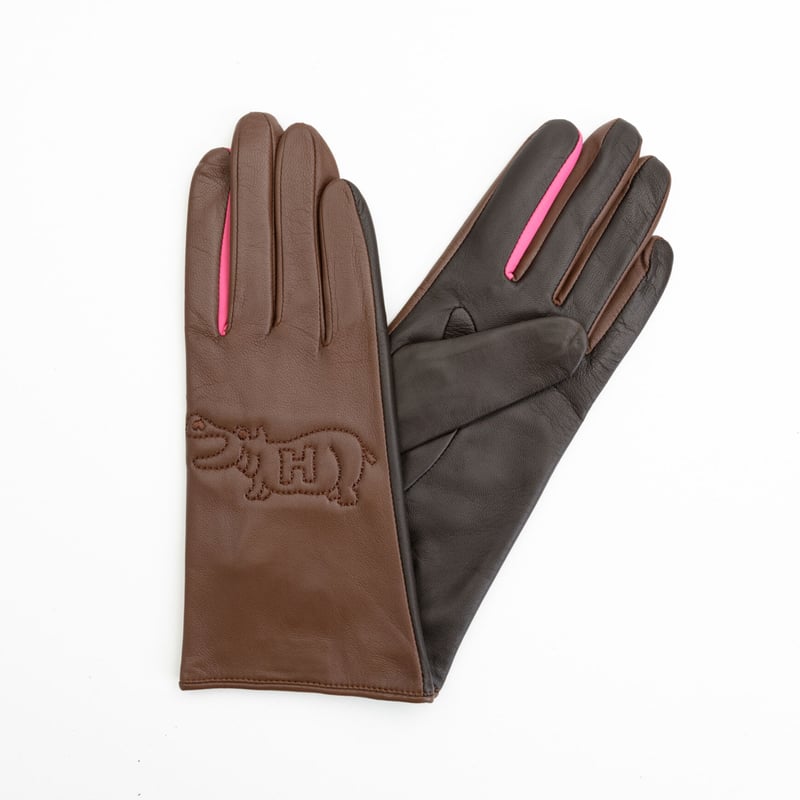 CHANEL ブラウンレザー手袋 CCロゴ刺繍 楽天市場】【Rakuten Fashion