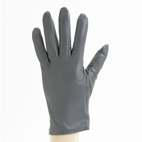 抗菌革・抗菌防臭裏生地を使用した革手袋（婦人用）グレー