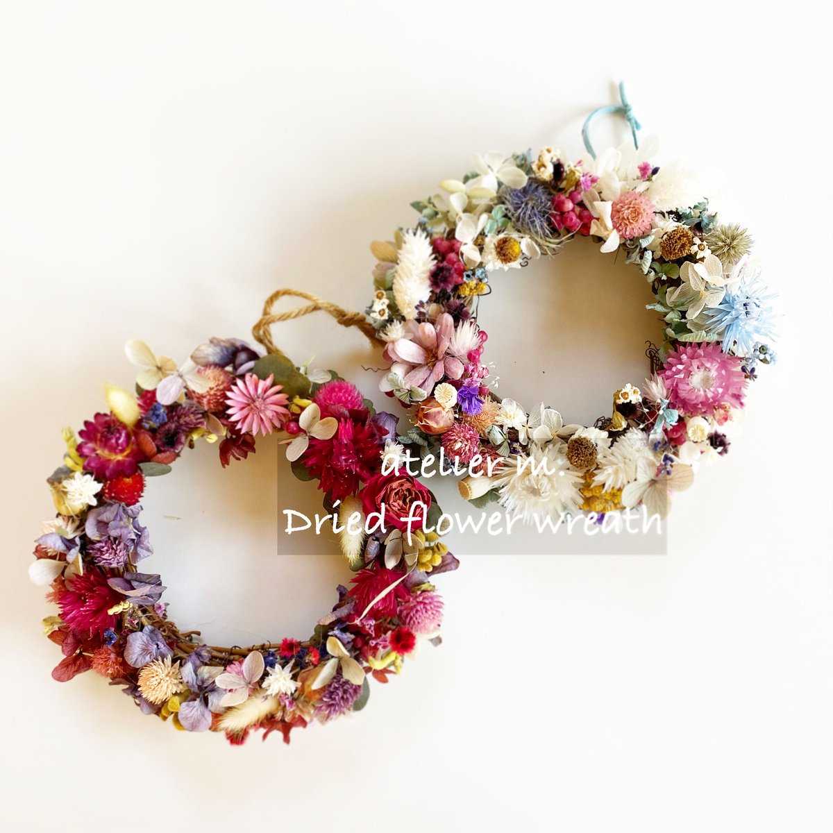 春の森のリース | Voyage de fleurs by atelier m.