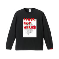 【ユニセックス（男女兼用）】ロングTシャツ/ブラック　※大きいサイズ