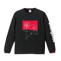【ユニセックス（男女兼用）】ロングTシャツ/ブラック2022冬