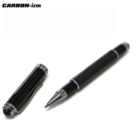 CARBON-izm（カーボンイズム） カーボンボールペン 008 キャップ式 CB100-146 ブラック クローム プチギフト 就職祝い 入学祝い 卒業祝い 進級祝い 誕生日プレゼント