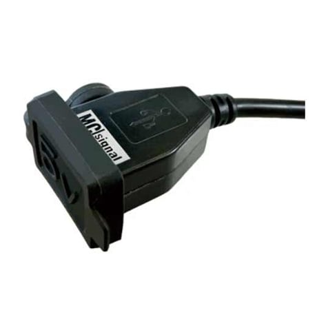 MCSIGnal USBステーション・スリー バイク用電源 二輪車専用設計 USB端子1口タイプ NS-004S ハーレーダビッドソン インディアン VMAX ドラッグスター V-TWIN