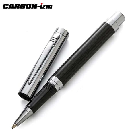 CARBON-izm（カーボンイズム） カーボンボールペン 003 スクリュー式キャップ  CB100-005 ブラック プチギフト 就職祝い 入学祝い 卒業祝い 進級祝い 誕生日プレゼント