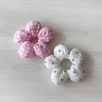 お花シュシュの型紙