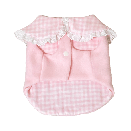 犬服型紙 フリル襟コート（デジタル販売）Ⅿサイズ