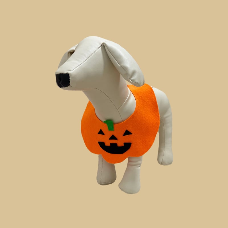 犬服型紙 ハロウィンかぼちゃスタイ（デジタル販売） | hannasewing studio