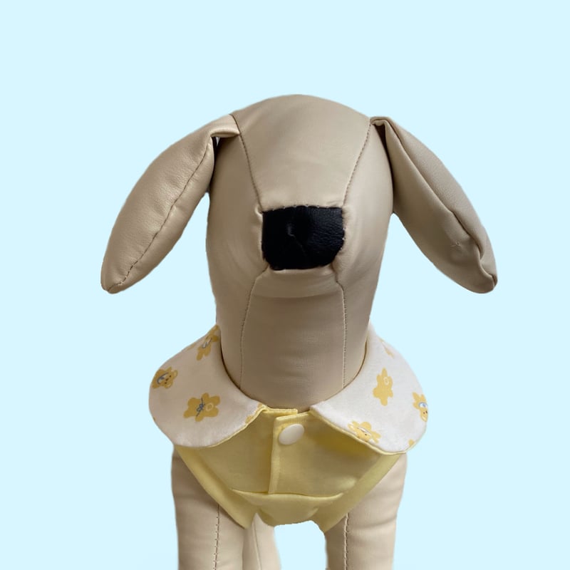 ハンドメイド　韓国キルトニット×韓国アラン風ニット　シンプルタンクトップ　犬服 ハンドメイド 韓国キルトニット×韓国アラン風ニット シンプル