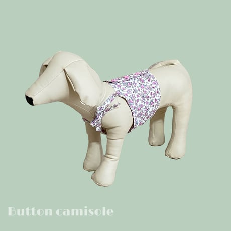 犬服型紙 ボタンキャミソール（デジタル販売）Ⅿサイズ