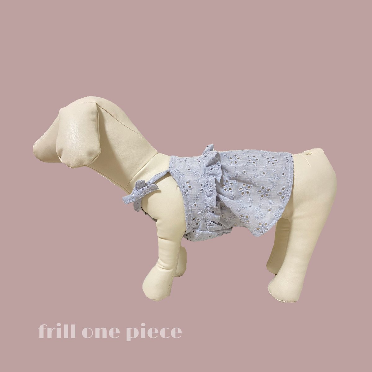 犬服型紙 キャミフリルワンピース（デジタル販売）Ⅿサイズ
