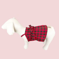 犬服型紙 クリスマスリボンワンピース（デジタル販売）Ⅿサイズ