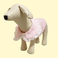 犬服型紙 フリル襟コート（デジタル販売）Ⅿサイズ