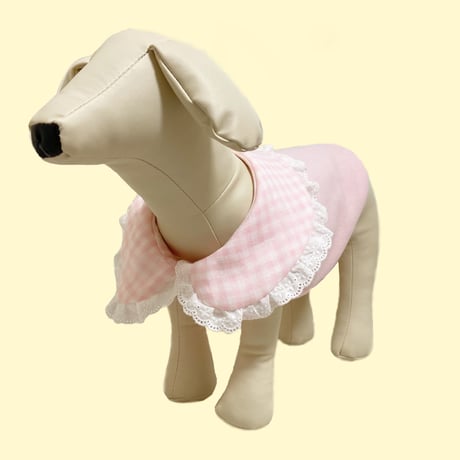 犬服型紙 フリル襟コート（デジタル販売）Ⅿサイズ