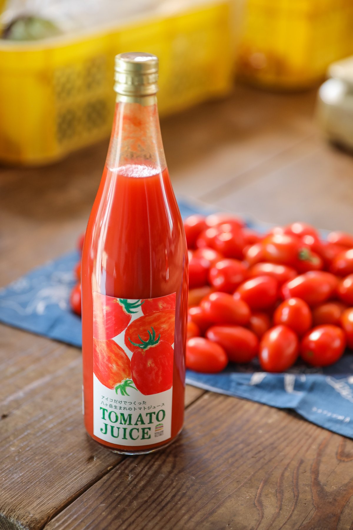 アイコ100％トマトジュース大好評につき、12本入セット販売開始