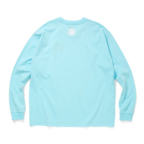 EMBROIDERED LOGO COTTON L/S T-SHIRT_CCCC_BLUE