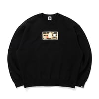 SWEATSHIRT_マン券_BLACK