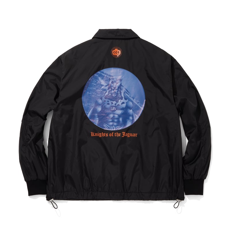 NYLON COACH JACKET_KNIGHTS OF THE JAGUAR ARTWOR