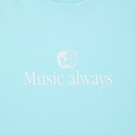 COTTON L/S T-SHIRT_Music always_BLUE
