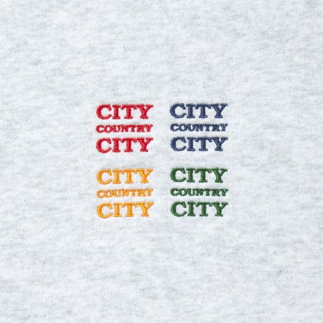 EMBROIDERED LOGO SWEATSHIRT_CCCC_AH GRAY