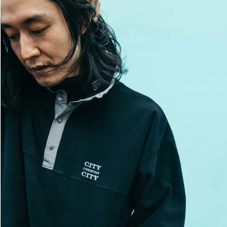 LOGO EMBROIDERY FLEECE PULLOVER