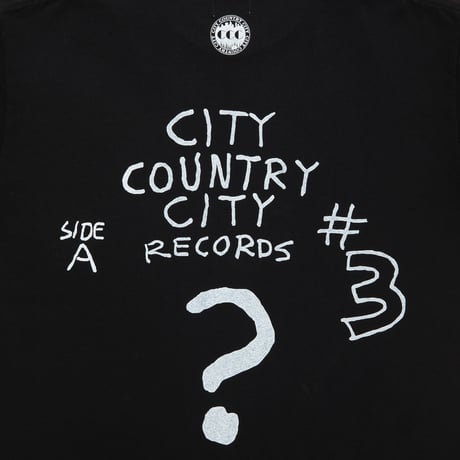 COTTON S/S T-SHIRT_WHAT HAPPEND?_BLACK