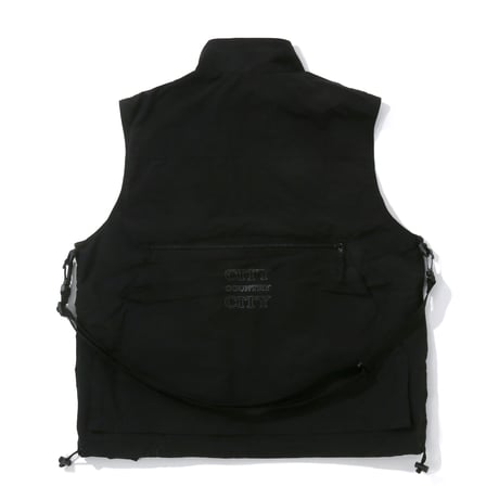 ARCHIVE SALE_Embroidered Logo 2way Nylon Vest