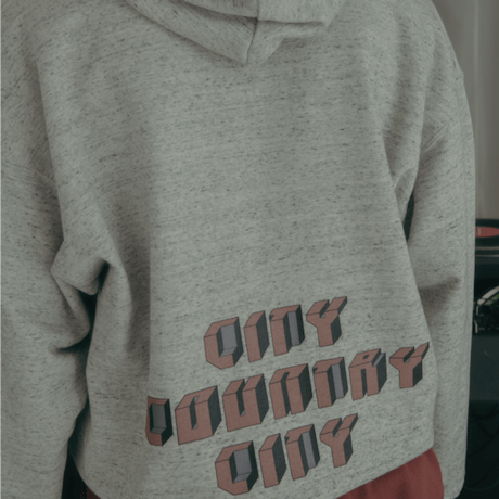 ARCHIVE SALE_Embroiderd Logo Cotton Zip Up Hoodie_ Sound City Country City_Ah Gray