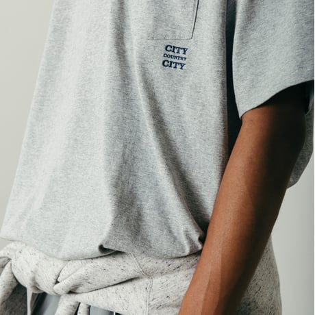 Embroidered Logo Cotton Pocket T-shirt