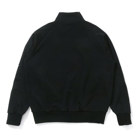 Embroiderd Logo  Switching Track Jacket_Black