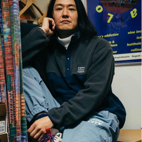 LOGO EMBROIDERY FLEECE PULLOVER