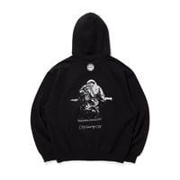 CITY COUNTRY CITY x LONNIE LISTON SMITH_COTTON HOODIE_BLACK