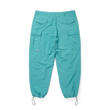 TASLAN NYLON  OVER SIZE PANTS_BLE