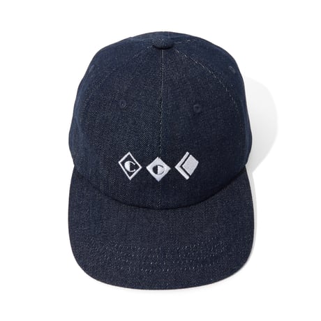 Embroidered Logo Denim Cap_City Country City_Blue