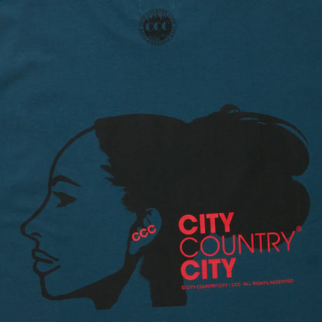 COTTON T-SHIRT_LISTEN TO THE SWEET TABOO_NAVY
