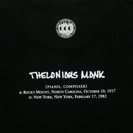 Cotton T-shirt_Thelonious Monk (Piano,Composer)