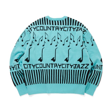 KNIT SWEATER_CITY COUNTRY CITY JAZZ_BLUE