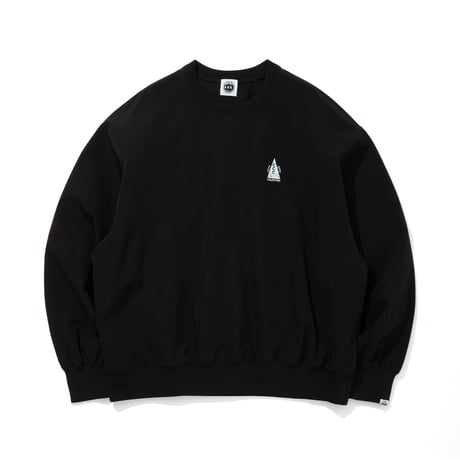STRETCH CREWNECK_BLACK