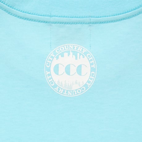 EMBROIDERED LOGO COTTON S/S T-SHIRT_CCCC_BLUE