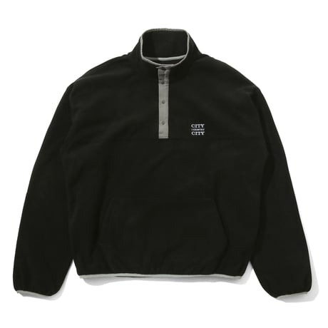 LOGO EMBROIDERY FLEECE PULLOVER